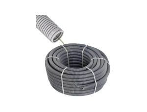 Rura karbowana PESZEL Z PILOTEM do kabli RKGL 32/25mm 320N Szary 50m AKS