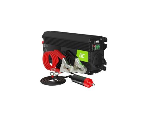 PRZETWORNICA NAPIĘCIA INWERTER Green Cell PRO 24V -igt/br 230V 500W/1000W MODYFIKOWANA SINUSOIDA INVGC04