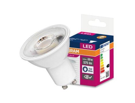 Żarówka LED OSRAM GU10 6.9W LED VALUE Naturalna 4000k (kąt świecenia 120 stopni)