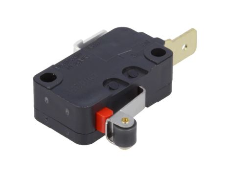 Mikroprzełącznik SNAP ACTION z dźwignią (z rolką) SPST-NC D3V-165-2C4