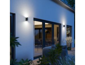 Oprawa elewacyjna z czujnikiem ruchu i zmierzchu L940 S PIR 14.5W 2xGU-10 3000K 1240lm IP44 IK03 230V antracyt / aluminium / tworzywo - image 2