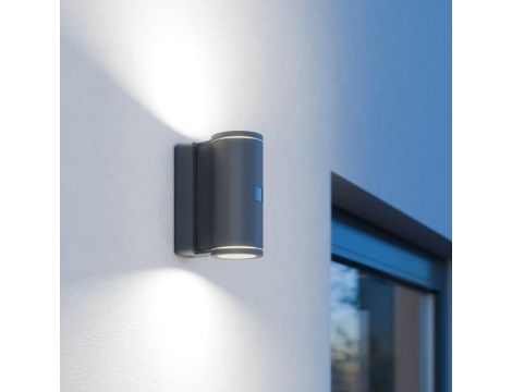 Oprawa elewacyjna z czujnikiem ruchu i zmierzchu L940 S PIR 14.5W 2xGU-10 3000K 1240lm IP44 IK03 230V antracyt / aluminium / tworzywo - 3