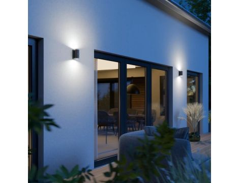 Oprawa elewacyjna z czujnikiem ruchu i zmierzchu L940 S PIR 14.5W 2xGU-10 3000K 1240lm IP44 IK03 230V antracyt / aluminium / tworzywo - 2