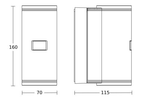 Oprawa elewacyjna z czujnikiem ruchu i zmierzchu L940 S PIR 14.5W 2xGU-10 3000K 1240lm IP44 IK03 230V antracyt / aluminium / tworzywo - 4