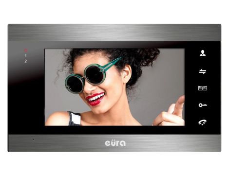 Wideomonitor EURA VDA-01C5 czarny do VDP-00C5