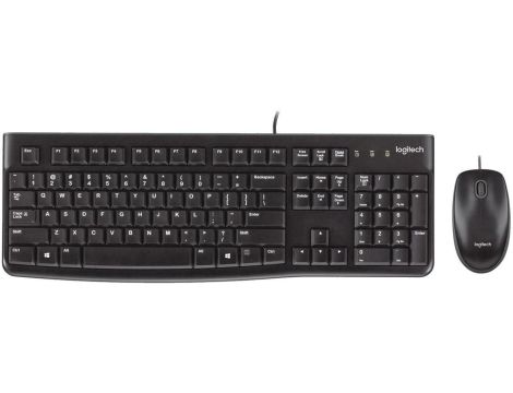 Zestaw przewodowy Logitech MK120 Czarny