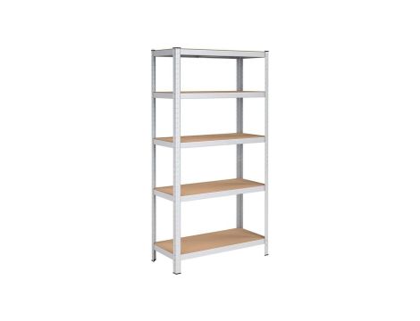 REGAŁ 5-POZIOMOWY 150 x 70 x 30CM UDŹWIG PÓŁKI: 150 KG GWI7378 CHOMIK