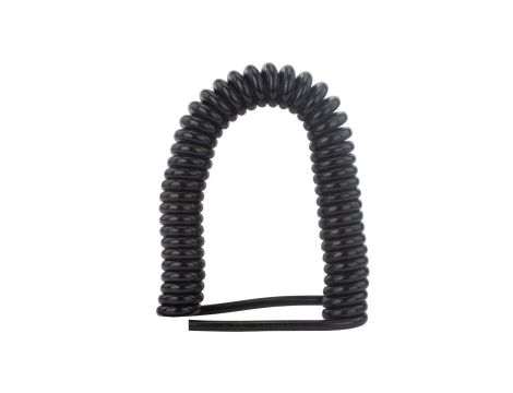 Przewód spiralny QLY-s 3x1,5mm2 24V samochodowy poliuretanowy linka czarny 13,5m