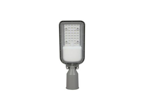 Oprawa Uliczna LED 30W 4050lm 4000K IP65 Szara 5 Lat Gwarancji Regulowany uchwyt 23831