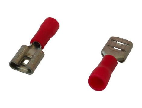 KOŃCÓWKA NASUWKA IZOLOWANA 0.5-1.5MM 0.8-6.35 10 SZTUK