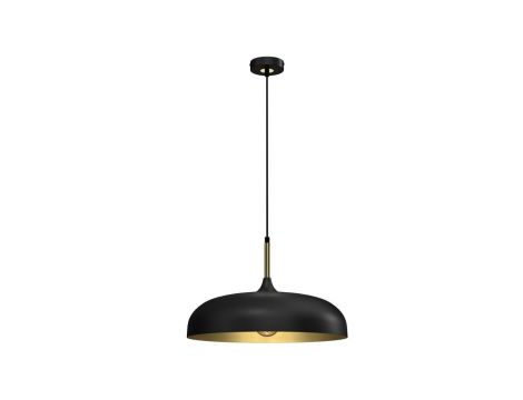 Lampa wisząca LINCOLN BLACK/GOLD 1xE27 MLP7898 Milagro