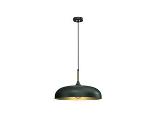 Lampa wisząca LINCOLN GREEN/GOLD 1xE27 MLP7900 Milagro