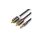 Kabel Ugreen AV116 10749 audio mini jack 3,5 mm (męski) / 2RCA (męski) 1m - czarny