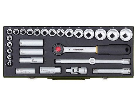 ZESTAW KLUCZY NASADOWYCH 29 CZĘŚCI 1/2 8-34MM