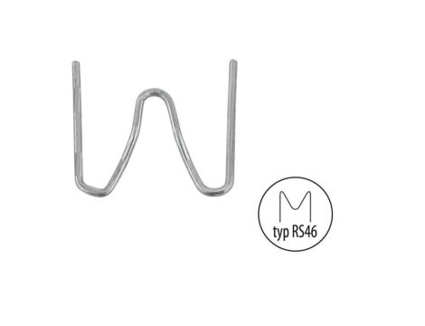 ZSZYWKI M 0.6MM RS46 DO NAROŻNIKÓW ZEWNĘTRZNYCH 100 SZT.