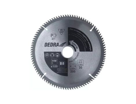 PIŁA TARCZOWA DO ALUMINIUM 200*30MM/100Z