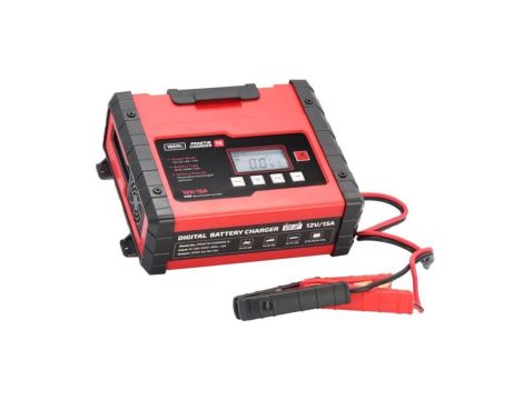 PROSTOWNIK INTELIGENTNY PRAKTIK CHARGER 15 LCD 12V