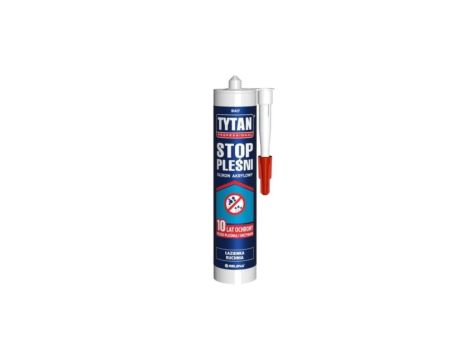 Silikon akrylowy stop pleśni 280ml biały