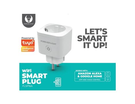 Forever Light Gniazdo Sieciowe WiFi Smart 240V 16A - FLSP16A