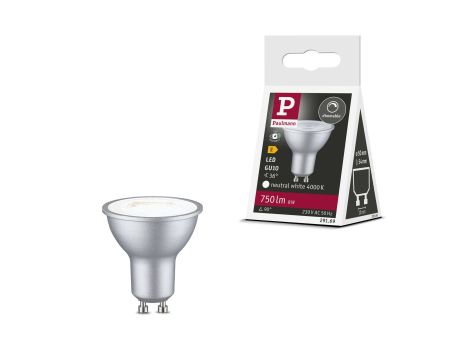 Źródło światła LED GU10 DIM 750lm 8W 4000K 36st. 230V chrom mat / tworzywo sztuczne - 6