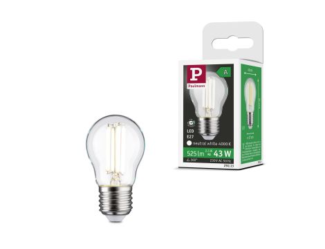 Źródło światła LED G45 E27 525lm 4W 4000K 230V przeźroczysty / szkło - 4