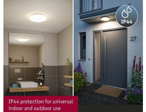 Plafoniera AXIN  2X E27 max. 18W IP44 okrągła 255mm 230V biały / tworzywo sztuczne - 4