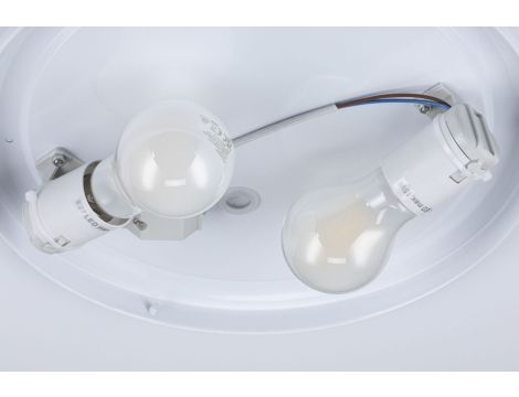 Plafoniera AXIN  2X E27 max. 18W IP44 okrągła 255mm 230V biały / tworzywo sztuczne - 6