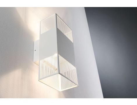 Oprawa elewacyjna THARIN LED 2 X 3,7W 640lm 3000K IP44 230V biały / metal - 4