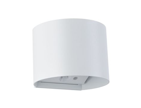 Mobilna lmapa ścienna NYORA LED z czujnikiem 2x1W góra/dół 3000K 2x165lm USB-C Aku IP44 biały / aluminium / tworzywo sztuczne - 12