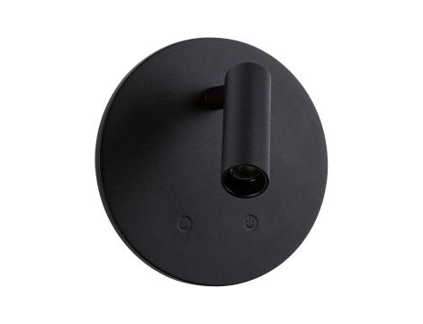 Mobilna lmapa ścienna AIORA LED DIM 0,7W + baclight 0,6W 2700K 78 + 82lm USB-C Aku czarny / tworzywo sztuczne - 3