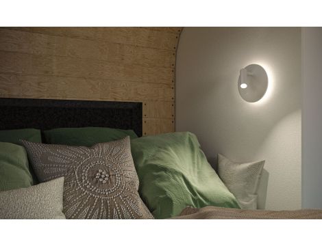 Mobilna lmapa ścienna AIORA LED DIM 0,7W + baclight 0,6W 2700K 78 + 82lm USB-C Aku biały / tworzywo sztuczne - 10