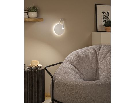 Mobilna lmapa ścienna MIORA LED DIM 0,7W + baclight 0,6W 2700K 78 + 82lm USB-C Aku biały / tworzywo sztuczne - 11