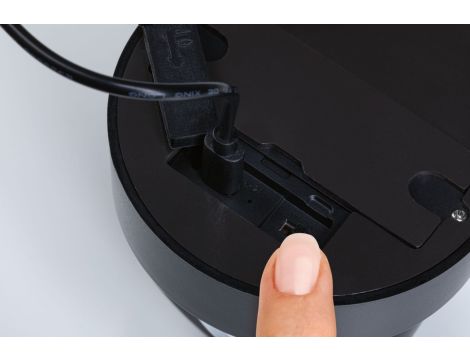 Mobilna lmapa ścienna ZORIK LED DIM 2x1,1W góra/dół 2700K 2x110lm USB-C Aku IP44 czarny / tworzywo sztuczne - 8