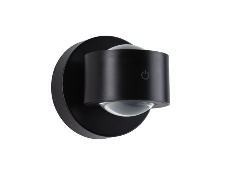 Mobilna lmapa ścienna ZORIK LED DIM 2x1,1W góra/dół 2700K 2x110lm USB-C Aku IP44 czarny / tworzywo sztuczne - 3