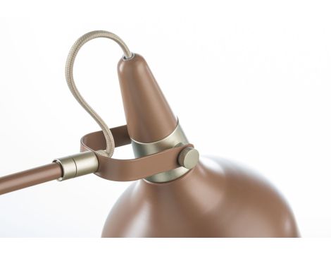 Lampa podłogowa Neordic Juna max.20W E14 DIM 230V nugat / złoty / metal - 6