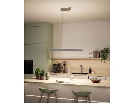Lampa wisząca RAIKO LED RGBW DIM 19W/6W góra/dół 2300lm/370lm 230V + pilot srebrny mat / metal / tworzywo sztuczne - 8