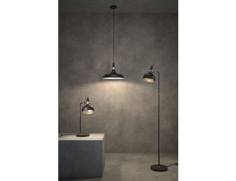 Lampa stołowa Neordic Juna max.20W E14 230V czarny mat / szampan / meta - 6