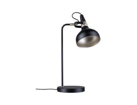 Lampa stołowa Neordic Juna max.20W E14 230V czarny mat / szampan / meta - 3