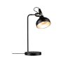 Lampa stołowa Neordic Juna max.20W E14 230V czarny mat / szampan / meta - 2