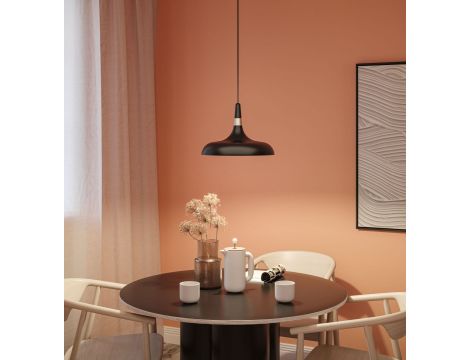 Lampa wisząca Neordic Juna 342mm max.20W E27 DIM 230V czarny mat / szampan / metal - 10