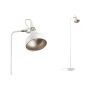 Lampa podłogowa Neordic Juna max.20W E14 DIM 230V biały mat / szampan / metal - 2