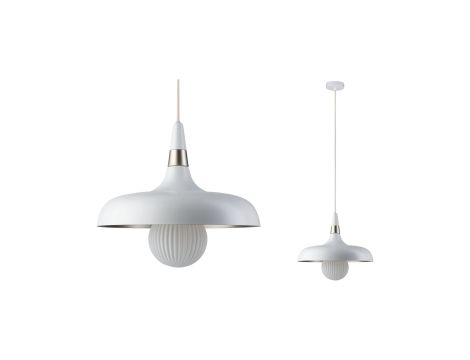 Lampa wisząca Neordic Juna 342mm max.20W E27 DIM 230V biały mat / szampan / metal - 4