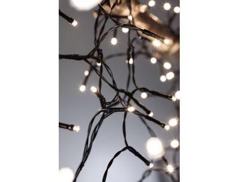 Łańcuch świetlny choinkowy YUNA Plug & Shine 12,4m 2.5W 3000K 30lm 9szt/1m IP44 24V czarny / tworzywo sztuczne - 5