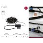 Łańcuch świetlny choinkowy YUNA Plug & Shine 12,4m 2.5W 3000K 30lm 9szt/1m IP44 24V czarny / tworzywo sztuczne - 11