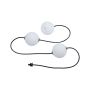 Łańcuch świetlny zestaw rozszerzający SOLARNY TAINA Plug & Shine 1,71m kule średnica 10cm 3x0,6W 3000K IP67 3x60lm 24V biały / czarny / tworzywo sztuczne - 4