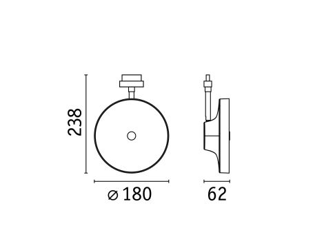 Reflektor na szynoprzewód Urail SH Zigbee HILDOR LED RGBW DIM 7,5W 500lm 2700 - 6500 K 230V Biały Ral 9003 / tworzywo sztuczne - 12