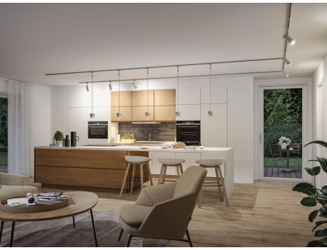 Reflektor na szynoprzewód Urail SH Zigbee Tarie LED RGBW DIM 4,5W 230lm 2700 - 6500 K 230V Chrom matowy / tworzywo sztuczne - 8