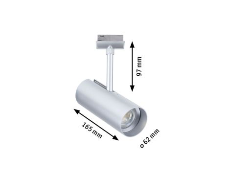 Reflektor na szynoprzewód URail THERON LED 3-STEP DIM 11W 1020lm 3000K 230V chrom matowy / tworzywo sztuczne - 6