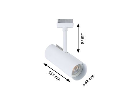 Reflektor na szynoprzewód URail THERON LED 3-STEP DIM 11W 1020lm 3000K 230V biały RAL9003 / tworzywo sztuczne - 8