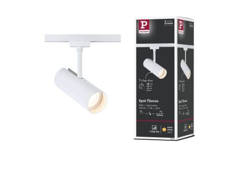 Reflektor na szynoprzewód URail THERON LED 3-STEP DIM 11W 1020lm 3000K 230V biały RAL9003 / tworzywo sztuczne - 9
